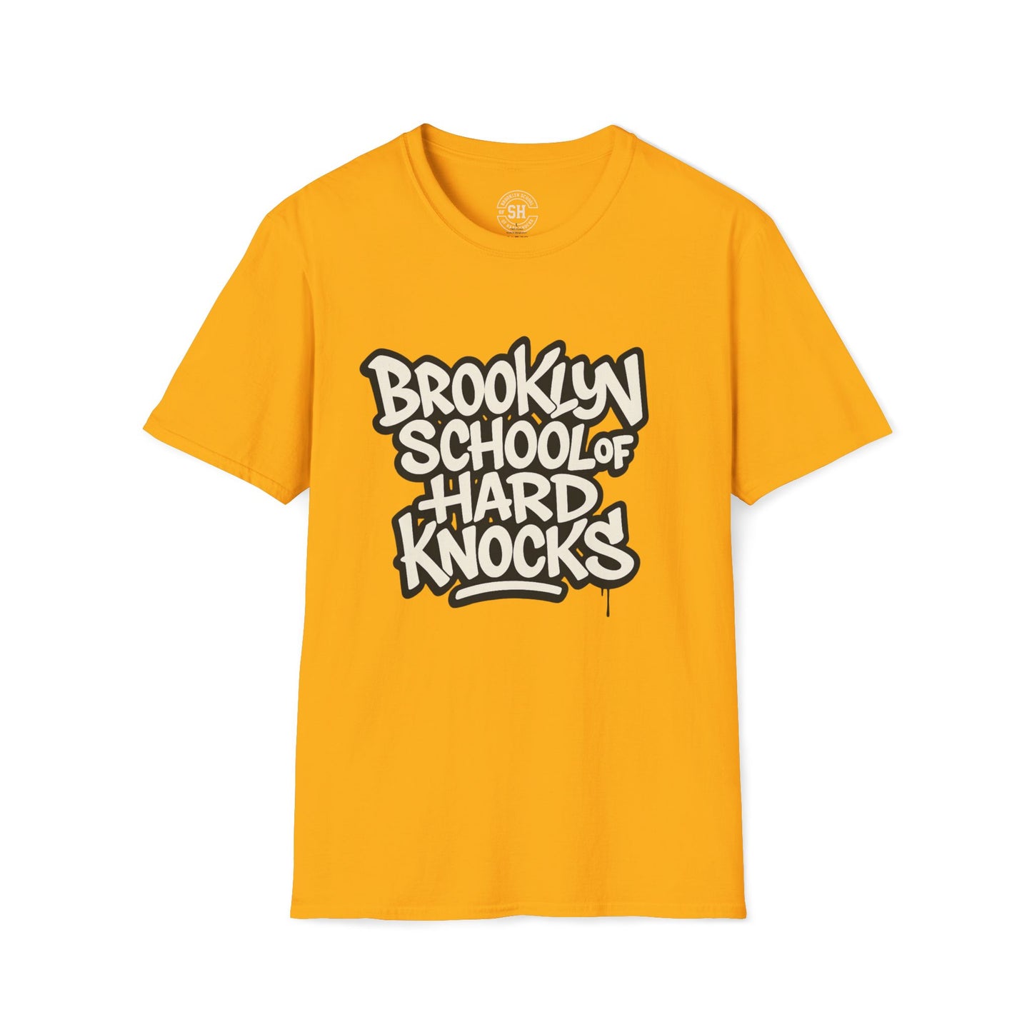 Brooklyn School of Hard Knocks T-Shirt | Trendy Streetwear Tee, Unisex Graphic Tee, Gift for Students, Urban Fashion, Casual Wear