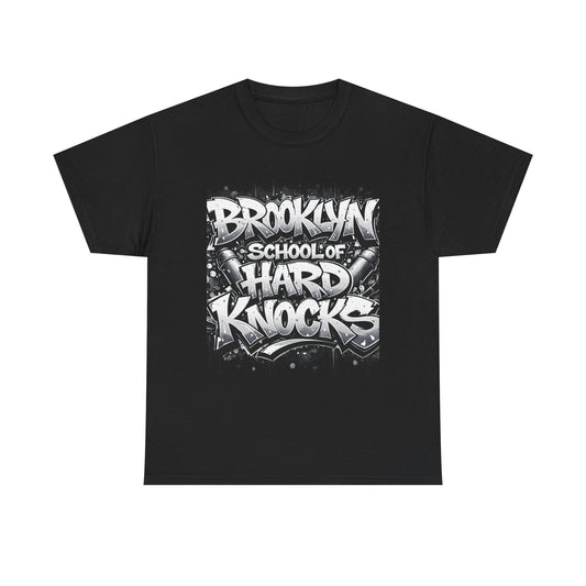 Brooklyn School of Hard Knocks Tee – Urban Graffiti Graphic T-Shirt