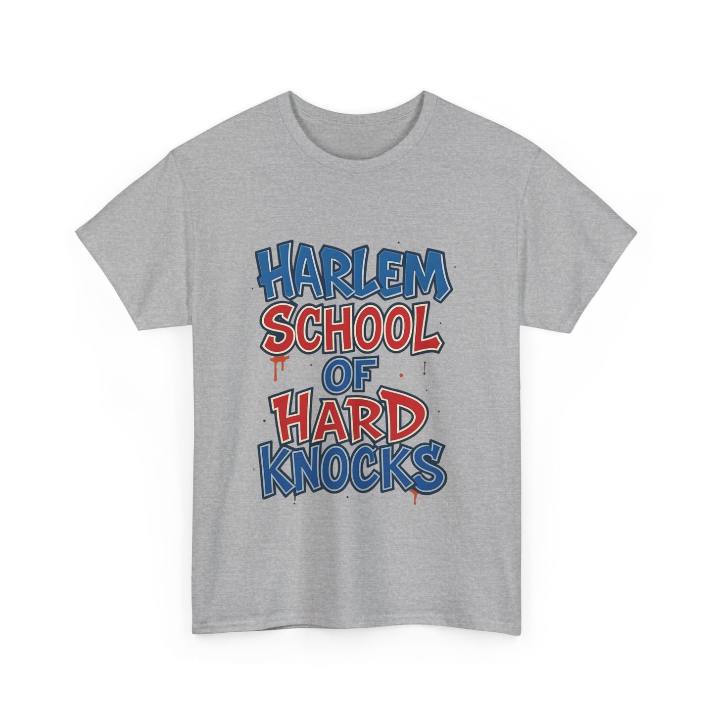 Unisex Graffiti Tee - School of Hard Knocks, Streetwear Shirt, Casual Top, Unisex Graphic Tee, Gift for Students