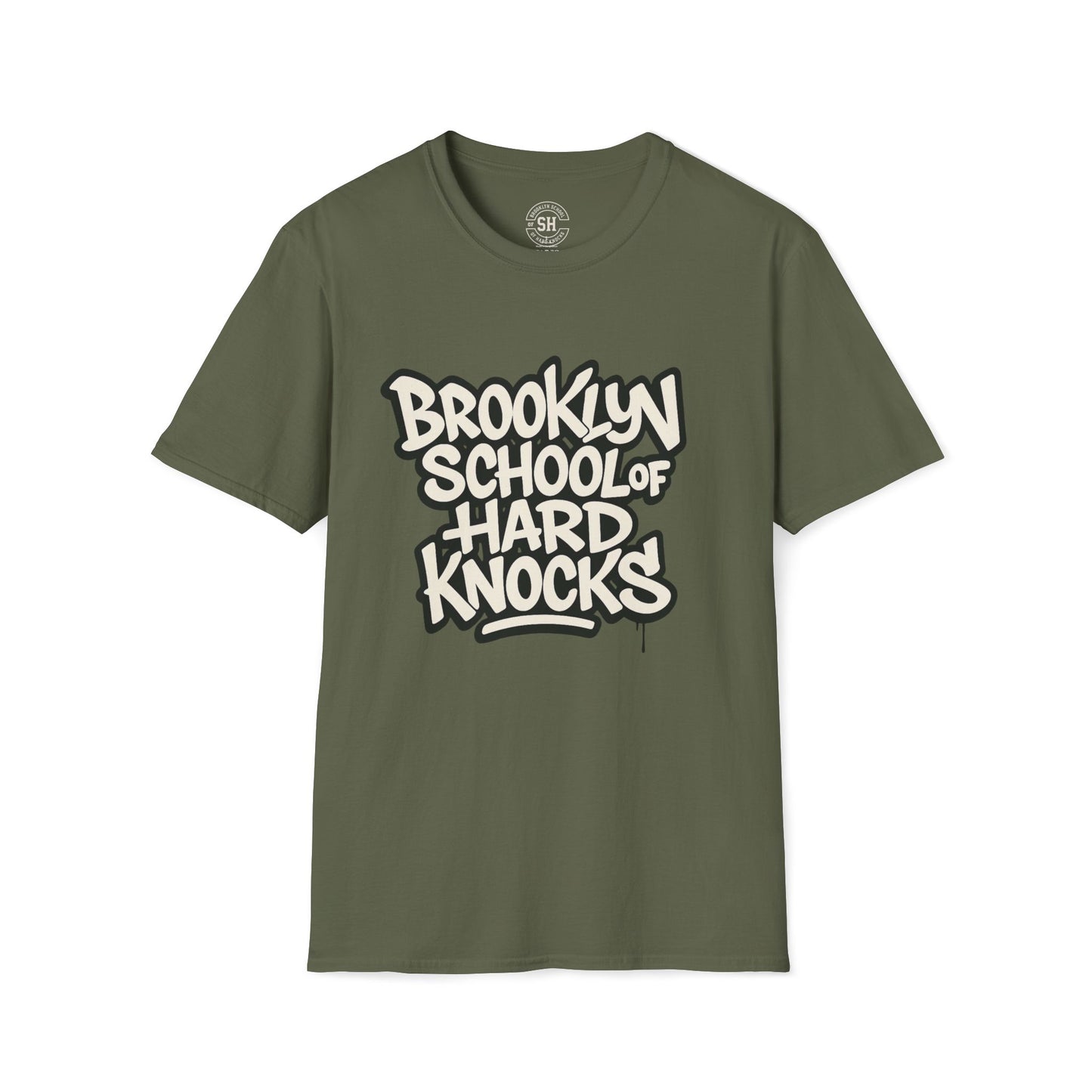 Brooklyn School of Hard Knocks T-Shirt | Trendy Streetwear Tee, Unisex Graphic Tee, Gift for Students, Urban Fashion, Casual Wear