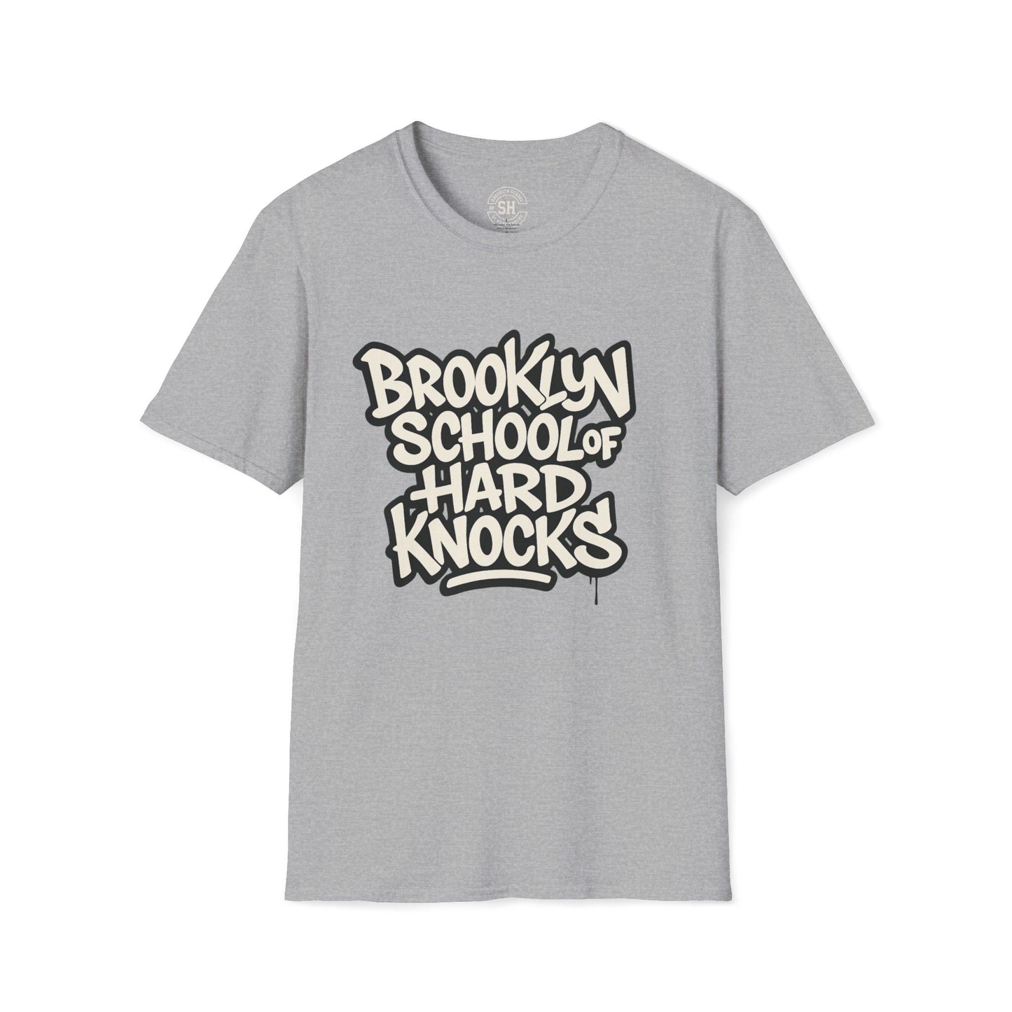 Brooklyn School of Hard Knocks T-Shirt | Trendy Streetwear Tee, Unisex Graphic Tee, Gift for Students, Urban Fashion, Casual Wear